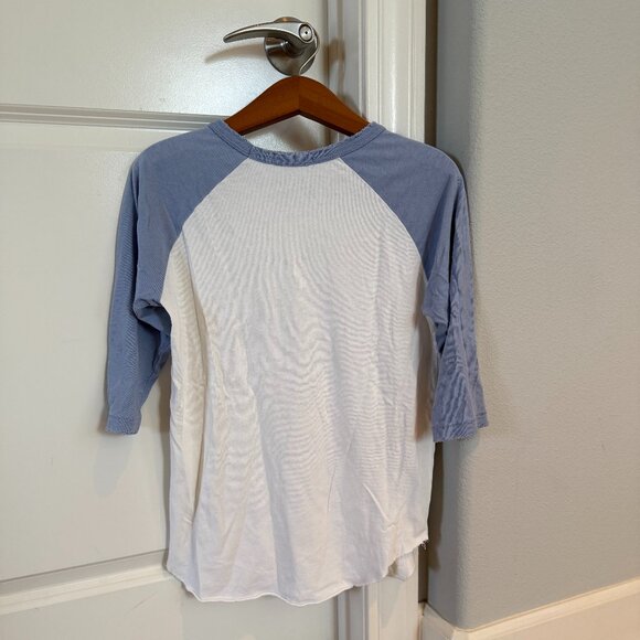 Junk Food Clothing 3/4 Sleeve ACDC Highway To Hell Baseball T-Shirt 100% Cotton - Picture 2 of 5